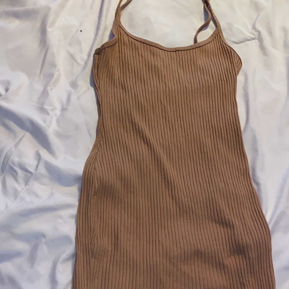Wild Fable Tan Ribbed Top